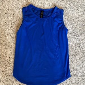 Yogalicious Blue Sleeveless Tank Top